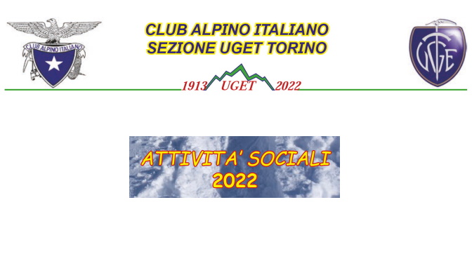 Programma CAI-UGET Torino 2022